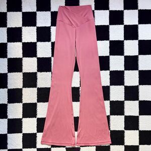 Offline Aerie Real Me High Waisted Crossover Flare Leggings Mauve M